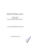 Eduardo De Filippo scrittore