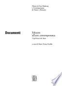 Educare all'arte contemporanea
