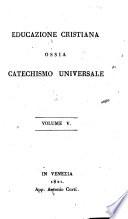 Educazione cristiana ossia catechismo universale