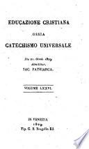 Educazione cristiana ossia catechismo universale