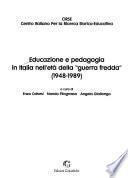 Educazione e pedagogia in Italia nell'età della guerra fredda (1948-1989)