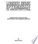 Effemeridi di architettura