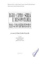 Egeo Cipro Siria e Mesopotamia