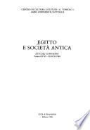 Egitto e società antica