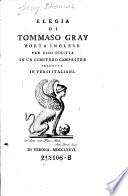 Elegia di Tommaso Gray