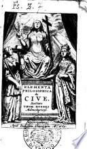 Elementa philosophica de cive, auctore Thom. Hobbes Malmesburiensi