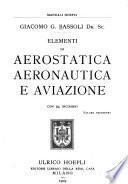 Elementi di aerostatica, aeronautica e aviazione