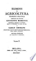 Elementi di Agricoltura Teorico-Pratica