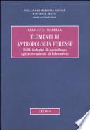 Elementi di antropologia forense