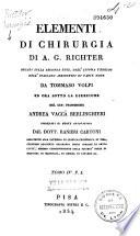 Elementi di chirurgia di A. G. Ritcher
