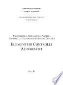 Elementi di Controlli Automatici - Vol. III