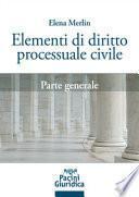 Elementi di diritto processuale civile. Parte generale