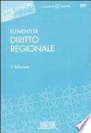Elementi di diritto regionale