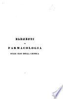 Elementi di farmacologia sulle basi della chimica del dottore Gioacchino Taddei