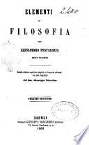 Elementi di filosofia per Alessandro Pestalozza