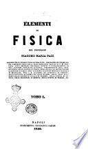 Elementi di fisica del professore Giacomo Maria Paci
