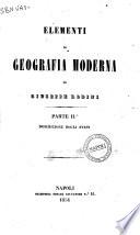 Elementi di geografia moderna di Giuseppe Rodini