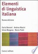 Elementi di linguistica italiana