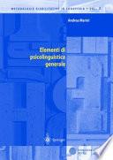 Elementi di psicolinguistica generale