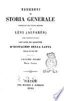 Elementi di storia moderna generale compilati con un nuovo metodo da Lèvi (Alvarès)