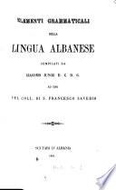 Elementi grammaticale della lingua albanese