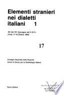 Elementi stranieri nei dialetti italiani