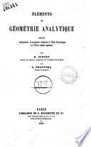 Elements de geometrie analytique rediges par H. Sonnet et G. Frontera