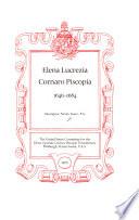 Elena Lucrezia Cornaro Piscopia, 1646-1684