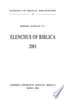 Elenchus of Biblica