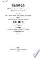 Elenco degli individui che si trovano indicati come esclusi dall'amnistia concessa nel 1831 ... e di quelli che si trovano indicati come esclusi dall'amnistia del medesimo anno 1846