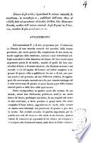 Elenco degli scritti riguardanti le scienze naturali, la medicina, la tecnologia ec., pubblicati dall'anno 1821 al 1838, letti ad accademie ed inediti del dott. Gio. Domenico Nardo