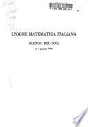 Elenco dei soci