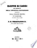 Elenco di saggi de' prodotti della industria napolitana presentati nella solenne Mostra del dì 30 maggio 1844 ...