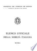 Elenco ufficiale della nobiltà italiana