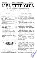 Elettricità rivista settimanale illustrata