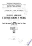 Elezioni politiche 1953: Elezione della Camera dei deputati (7 giugno 1953) Risultati complessivi e nei comuni capoluogo di provincia (dati provvisori)