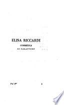 Elisa Riccardi. Commedia di carattere
