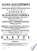 Elogi Accademici Della Società Degli Spensierati Di Rossano