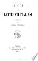 Elogi di letterati italiani