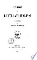 Elogi di letterati italiani scritti da Ippolito Pindemonte