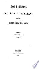 Elogi e biografie d'illustri italiani