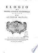 Elogio di Michel-Angelo Giacomelli scritto da Antonio Matani