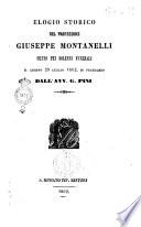 Elogio storico del professore Giuseppe Montanelli detto pei solenni funerali il giorno 29 luglio 1862 in Fucecchio dall'avv. G. Pini
