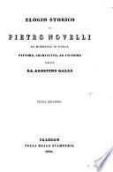Elogio storico di Pietro Novelli da Morreale in Sicilia, pittore, architetto, ed incisore