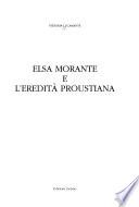 Elsa Morante e l'eredità proustiana