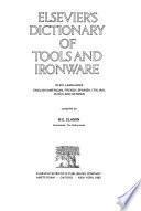 Elsevier's Dictionary of Tools and Ironware