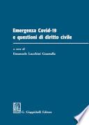 Emergenza Covid-19 e questioni di diritto civile