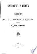 Emigrazioni e colonie