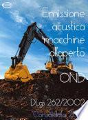 Emissione acustica macchine all'aperto