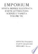 Emporium, rivista mensile illustrata d'arte, letteratura, scienze e varieta